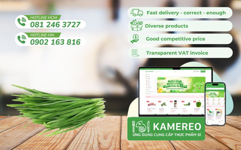 Kamereo - Supplier of fresh chives at good prices for F&B businesses