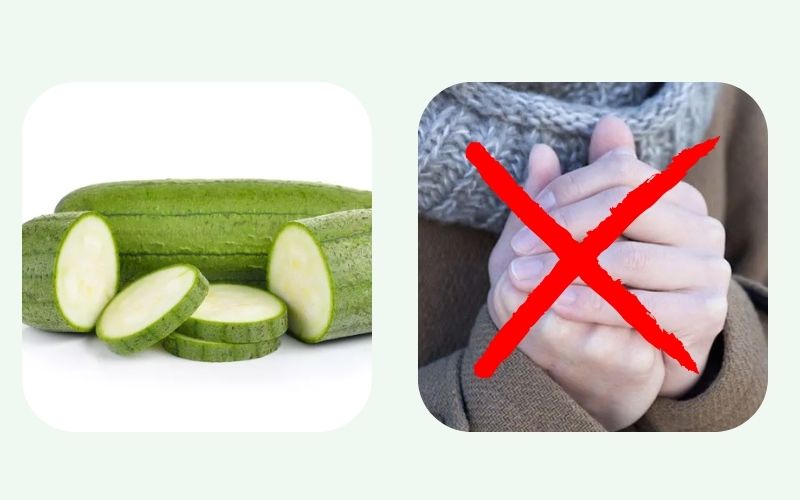 People with cold body should not eat squash
