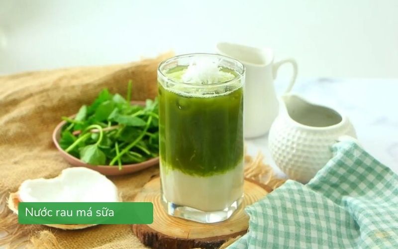 Ly rau má sữa xanh mát, béo nhẹ