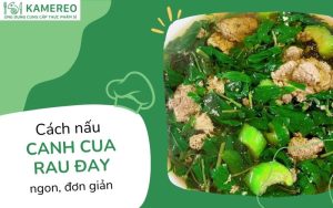 Cách nấu canh cua rau đay