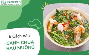 Canh chua rau muống