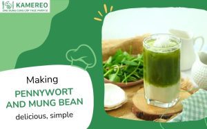 How to make pennywort and mung bean soup