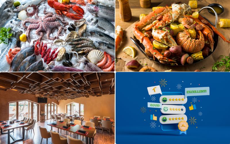 Có nhiều yếu tố ảnh hưởng đến quyết định lựa chọn nhà hàng hải sản