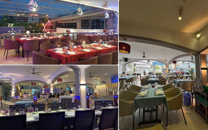 NS Bến Thuyền sở hữu không gian rộng rãi, thiết kế trầm ấm