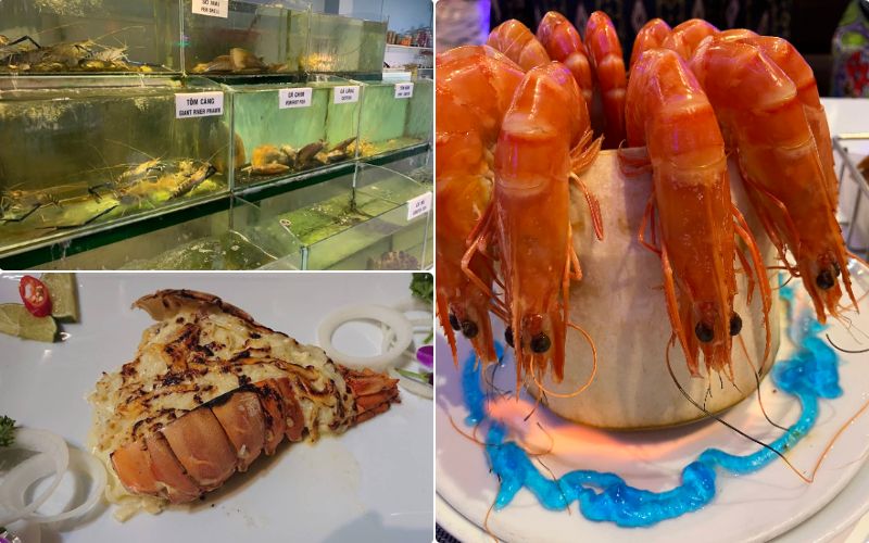 Món hải sản đặc trưng tại NS Bến Thuyền