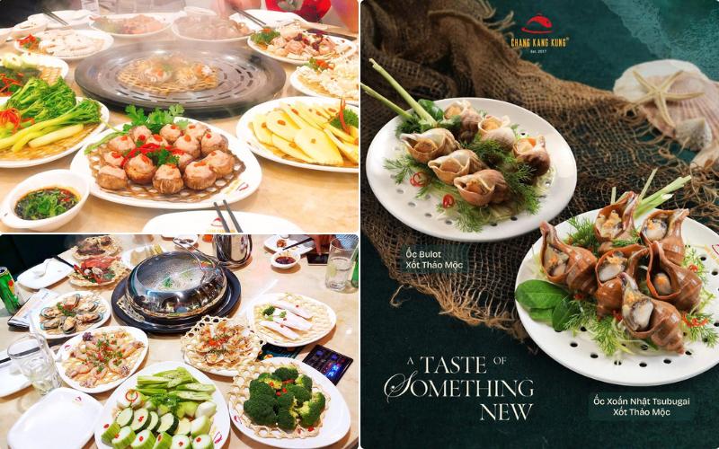 Hải sản hấp thủy nhiệt giữ trọn độ tươi, ngọt và màu sắc tự nhiên