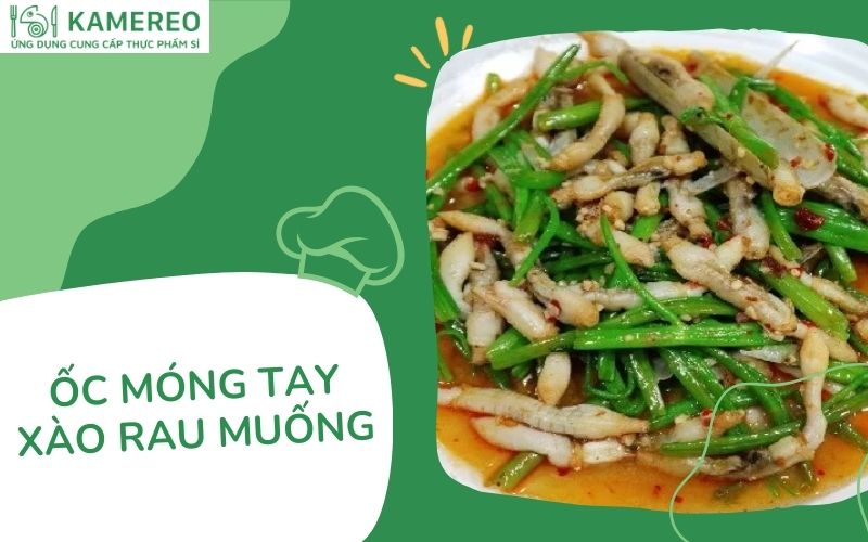xào rau muống