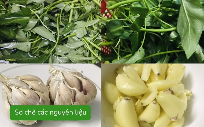 Sơ chế các nguyên liệu