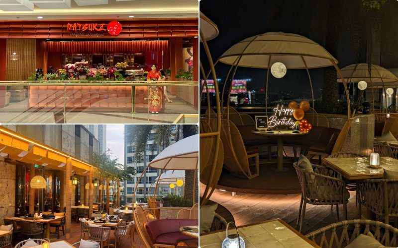 Không gian tại Matsuri đóng vai trò chủ đạo trong trải nghiệm của thực khách