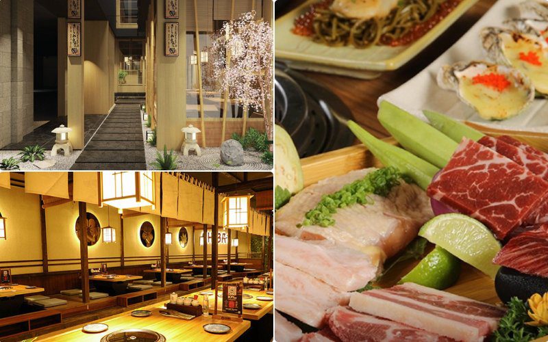 Chiba có menu đa dạng các món nướng Yakiniku