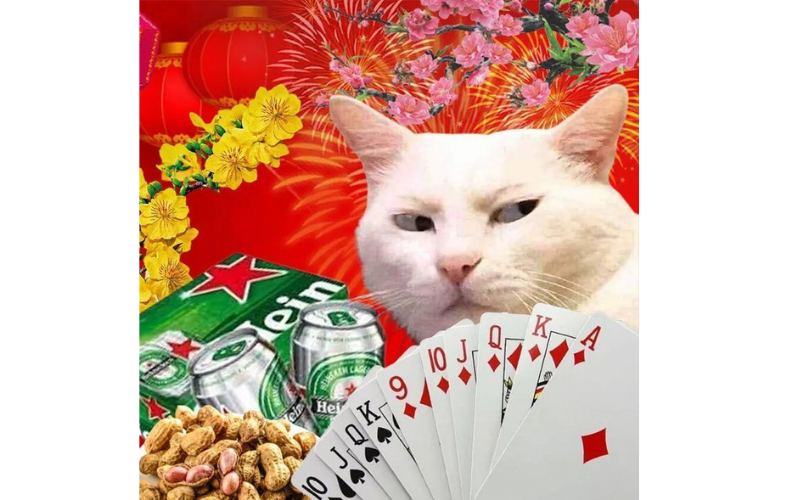 Avatar Tết cute, meme dễ thương 03