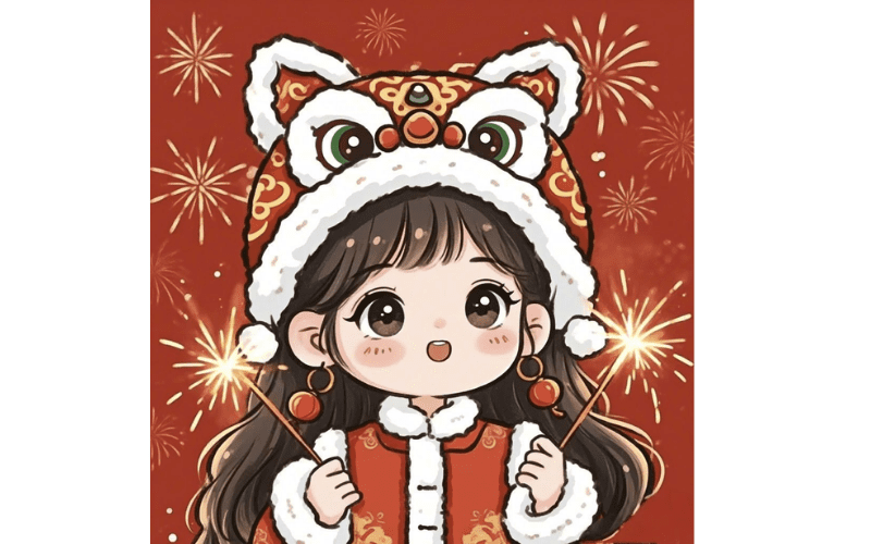 Avatar Tết Chibi 08