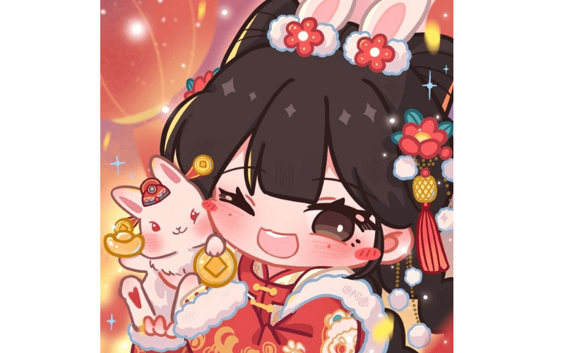 Ảnh avatar Tết cho nữ 01