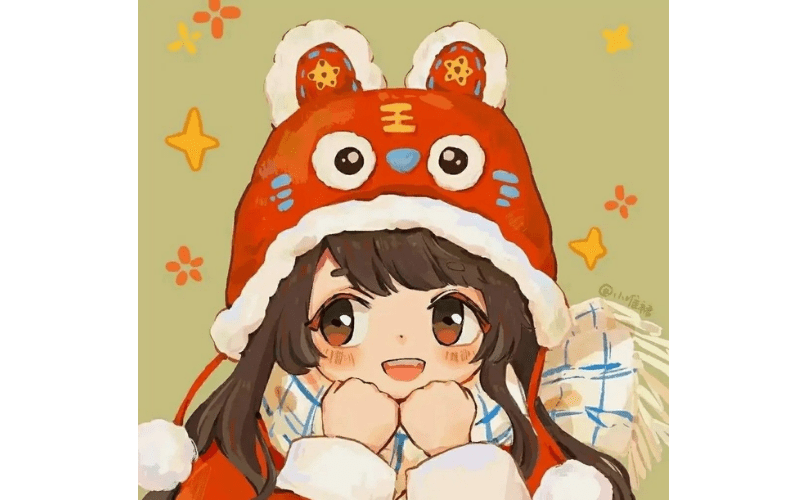 Ảnh avatar Tết cho nữ 08