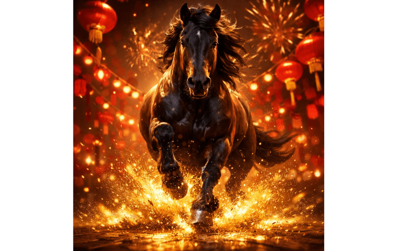 Avatar Tết con ngựa cực chất cho Tết Bính Ngọ 2026 07