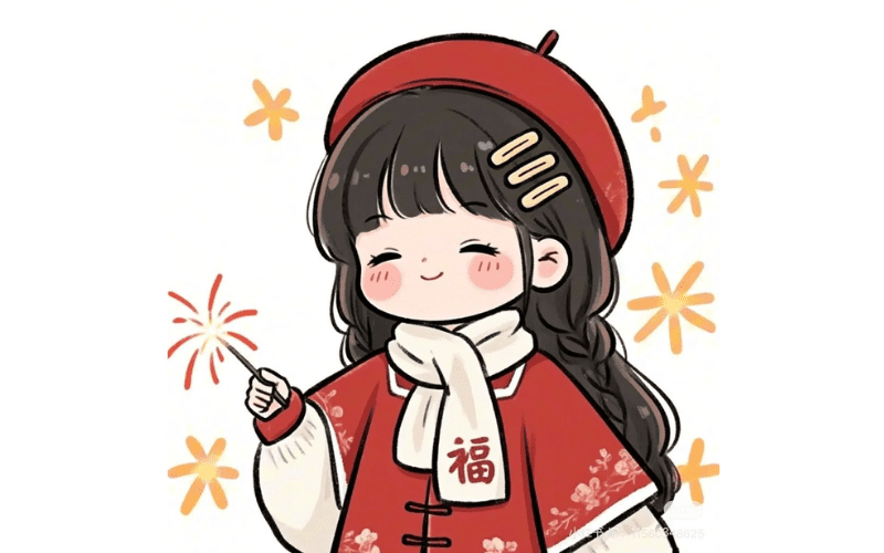 Ảnh avatar Tết cho nữ 10