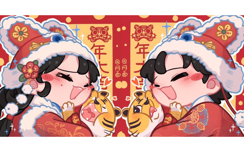 Avatar Tết cho các cặp đôi 01