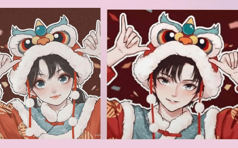 Avatar Tết cho các cặp đôi 03