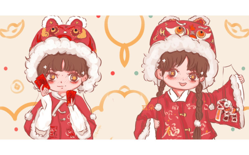 Avatar Tết cho các cặp đôi 05