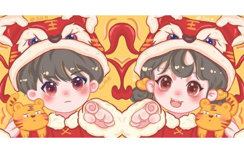 Avatar Tết cho các cặp đôi 07