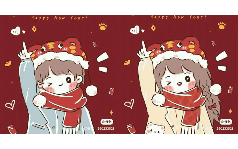 Avatar Tết cho các cặp đôi 08