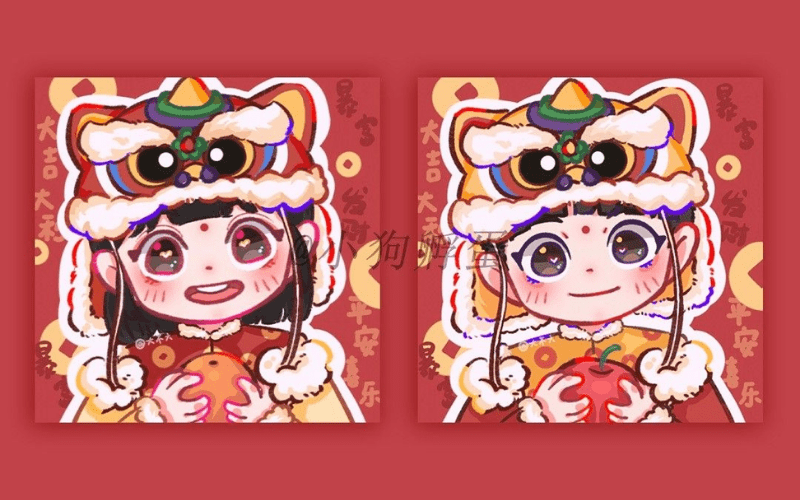 Avatar Tết cho các cặp đôi 09