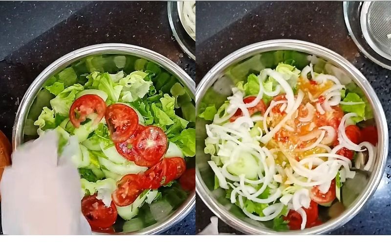 Trộn salad