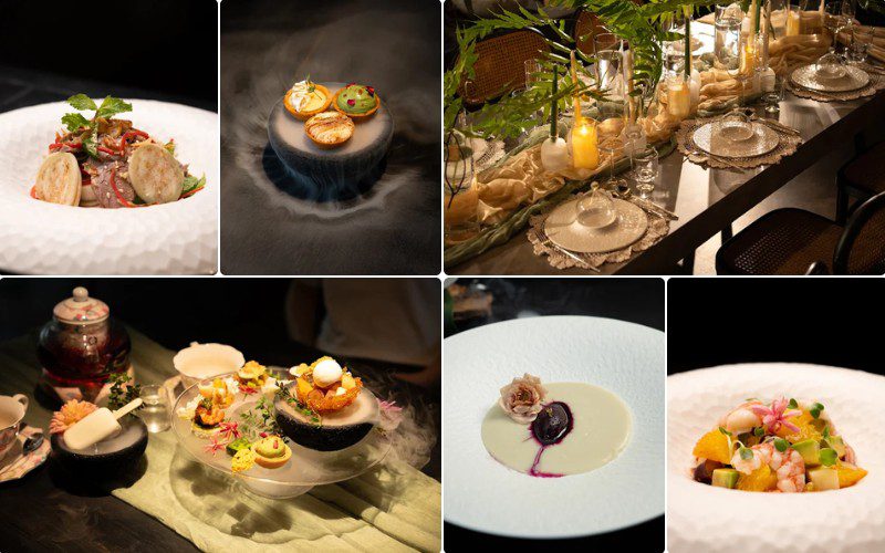 The V Fusion đặt nhiều tâm huyết vào các món ăn 