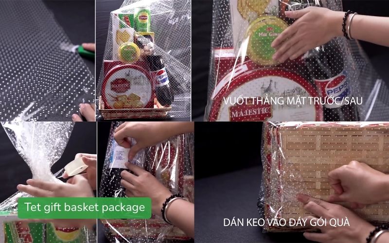 Tet gift basket package