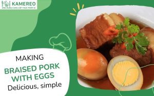 How to make delicious and simple braised pork with eggs at home.