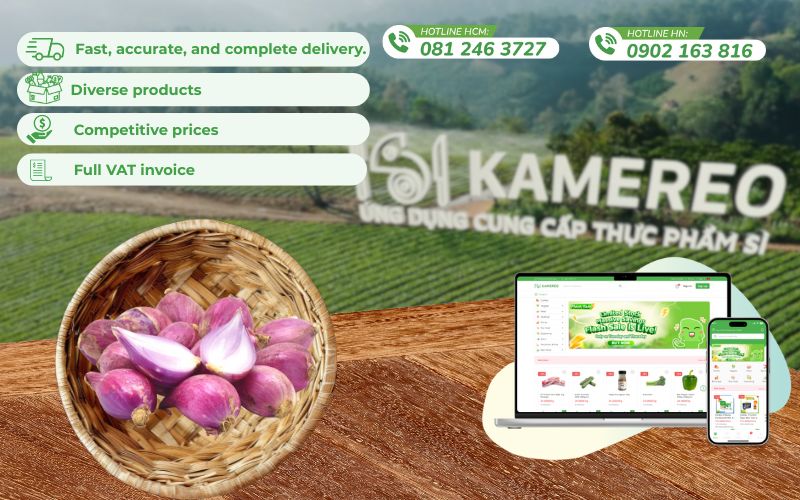Kamereo - Professional wholesale food application for F&B businesses