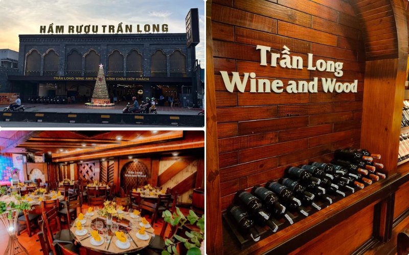 Hầm Rượu Trần Long sở hữu không gian hầm rượu châu Âu cổ điển, sang trọng và ấm cúng