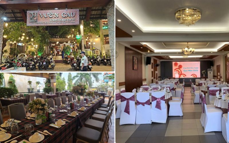 Nhà hàng Vườn Cau Gò Vấp sở hữu không gian xanh sang trọng và riêng tư