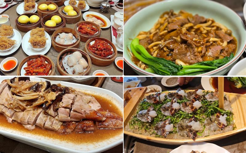 Tân Hải Vân nổi tiếng với thực đơn món Hoa phong phú, chuẩn vị