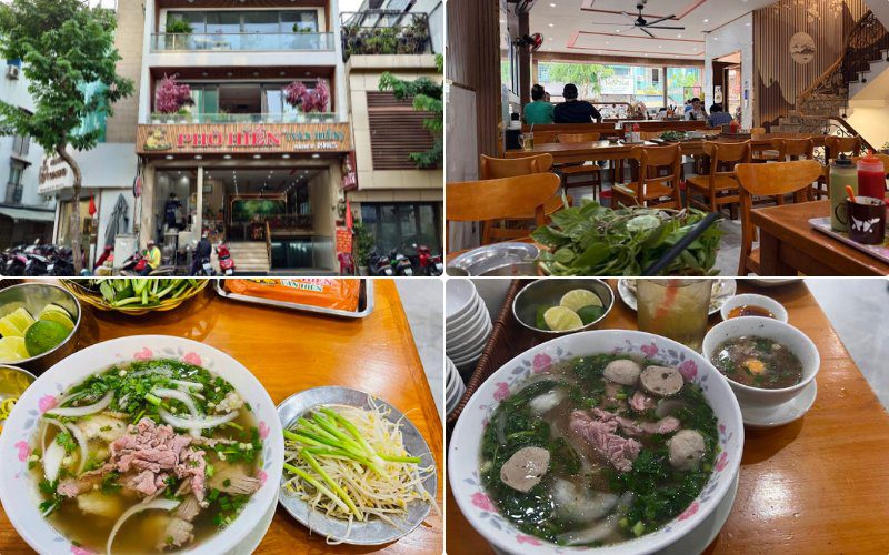 Phở Hiền là thương hiệu lâu đời từ 1985