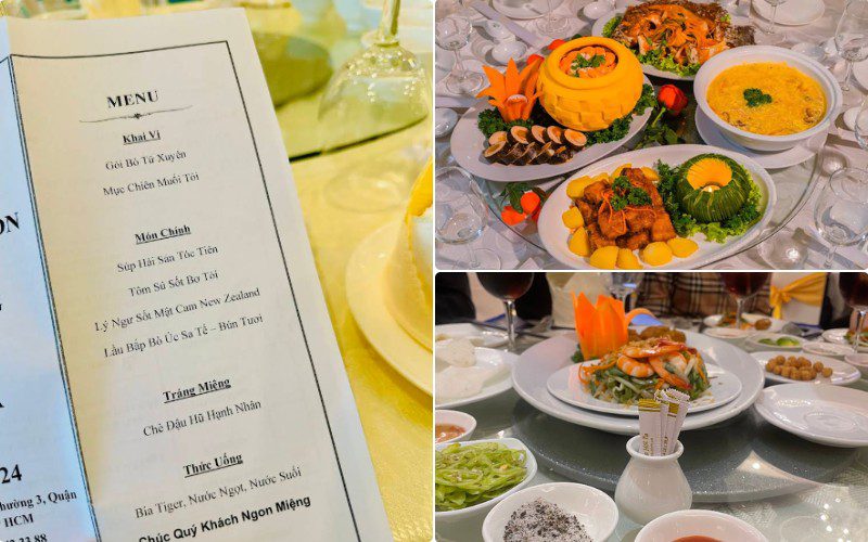 Queen Plaza Tân Bình sử dụng thực đơn ẩm thực Việt - Hoa 