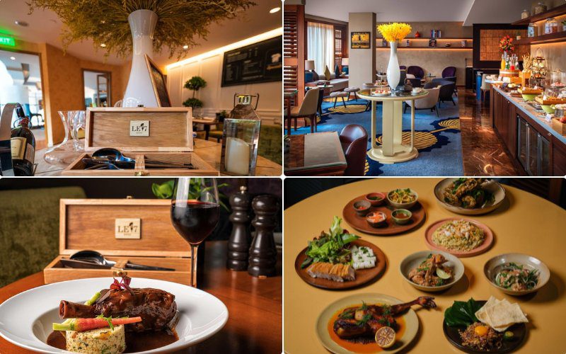 Thực đơn hấp dẫn trong không gian sang trọng