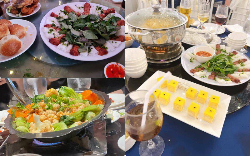 Ẩm thực đa dạng phù hợp bàn tiệc từ Á đến Âu