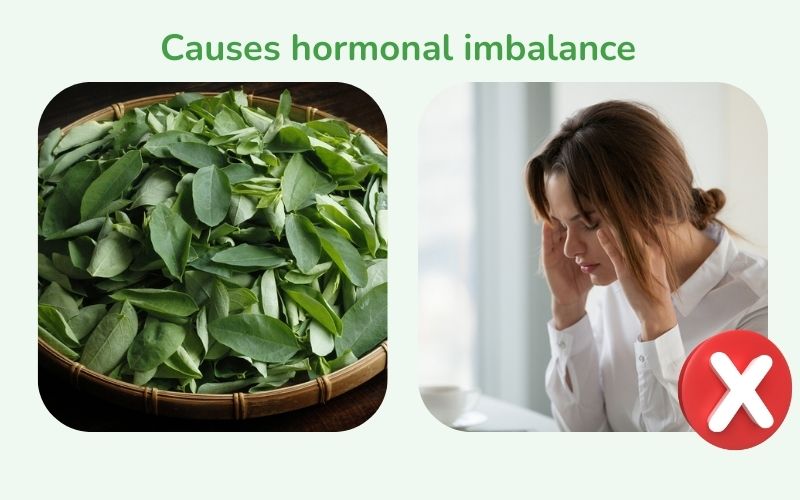Incorrect use of spinach can cause a hormonal imbalance