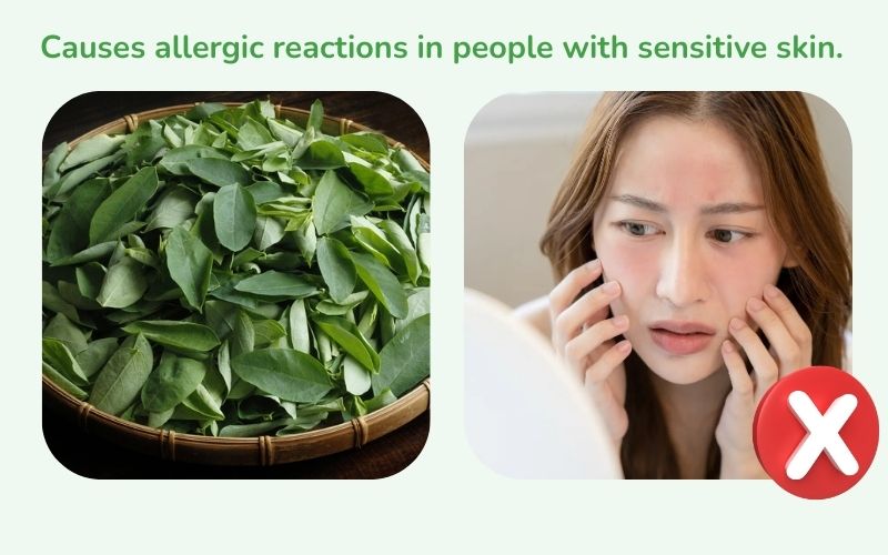Spinach can cause allergies in people with sensitive constitutions.
