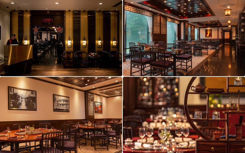 Không gian nhà hàng Kabin được thiết kế sang trọng, ấm áp
