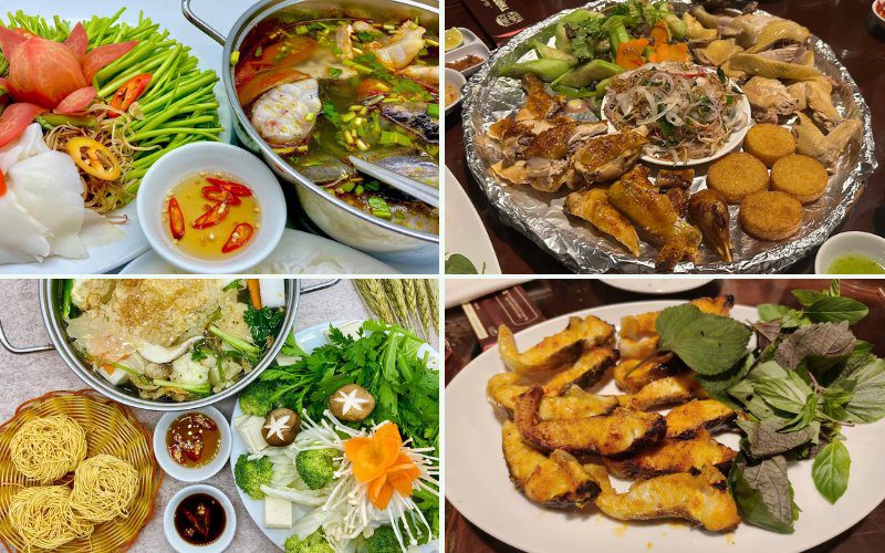 Thực đơn ẩm thực ba miền phong phú, giữ trọn hương vị Việt xưa của nhà hàng Thạch Hãn