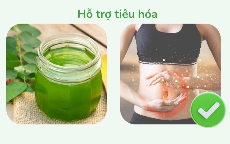 Rau ngót và nước dừa hỗ trợ tiêu hóa, giảm đầy bụng và táo bón