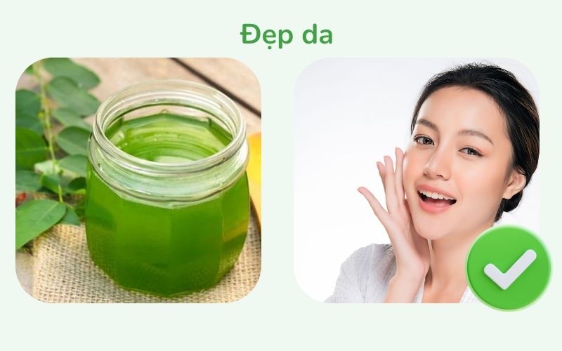 Uống nước dừa với rau ngót giúp da sáng mịn, chống lão hóa tự nhiên