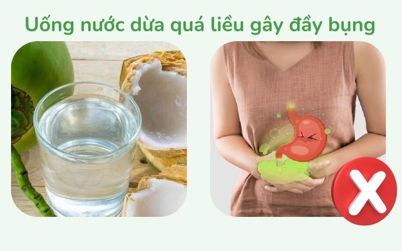 Tác hại khi uống nước dừa quá nhiều đối với sức khỏe