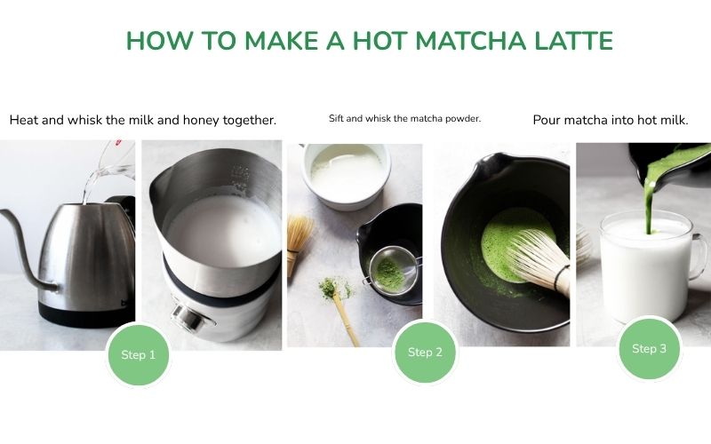 How to make a delicious hot matcha latte