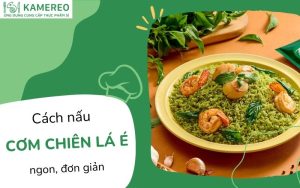 cơm chiên lá é​