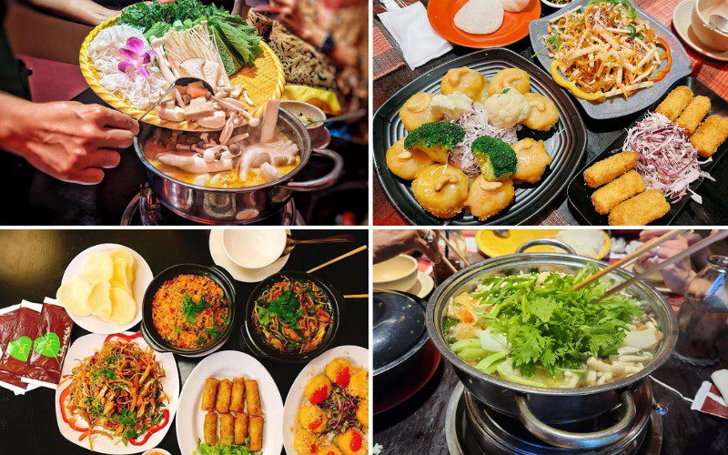 Buddha Chay có menu ấn tượng với các món lẩu chay thanh ngọt, giàu dinh dưỡng và dễ ăn