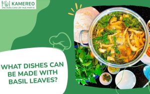 What dishes can be made with basil leaves