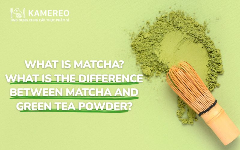 What is matcha? What are the differences between matcha and green tea powder?